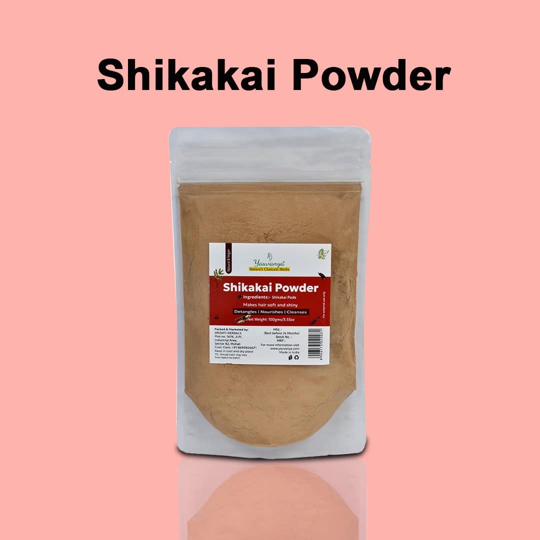 Yauvanya Shikakai Pods Powder 100gm | Nourishes & Strengthens Hair - Image 2