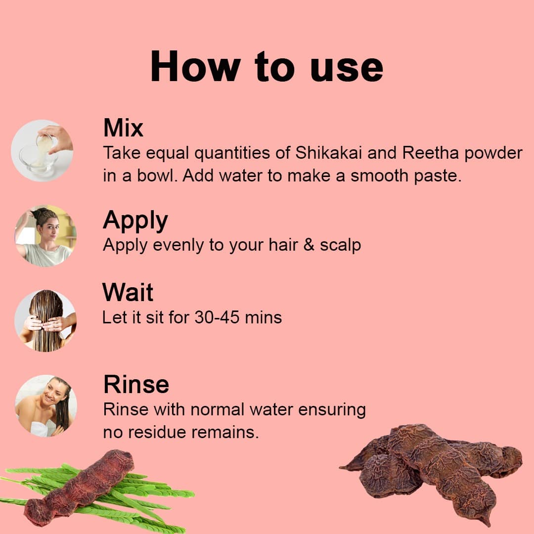 Yauvanya Shikakai Pods Powder 100gm | Nourishes & Strengthens Hair - Image 4